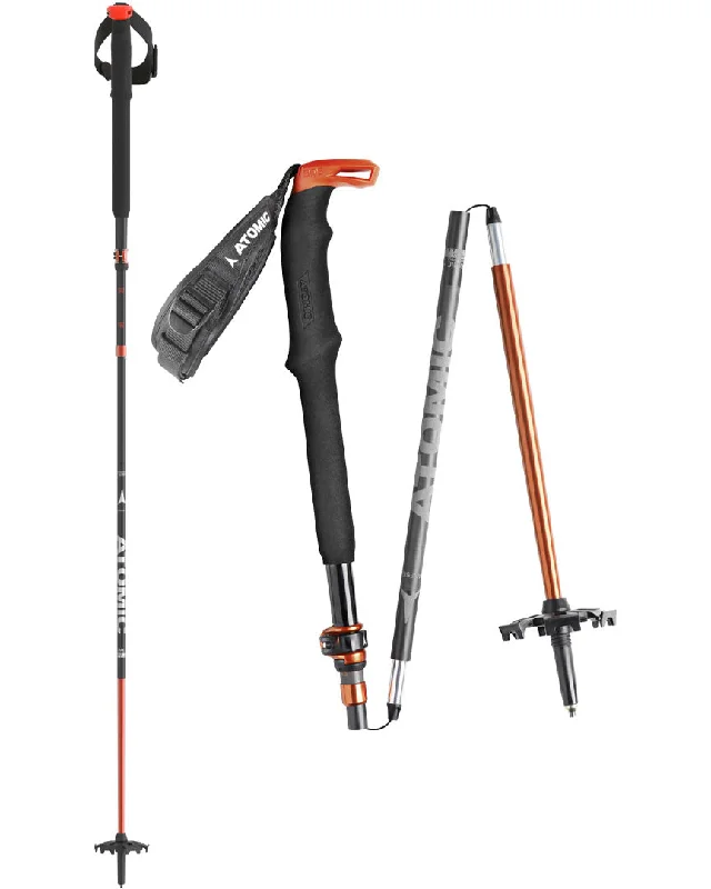 Bct Mountaineering Carbon Foldable Ski Touring Poles - Carbon