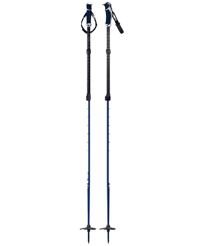 Via Aluminium Ski Touring Poles - Navy