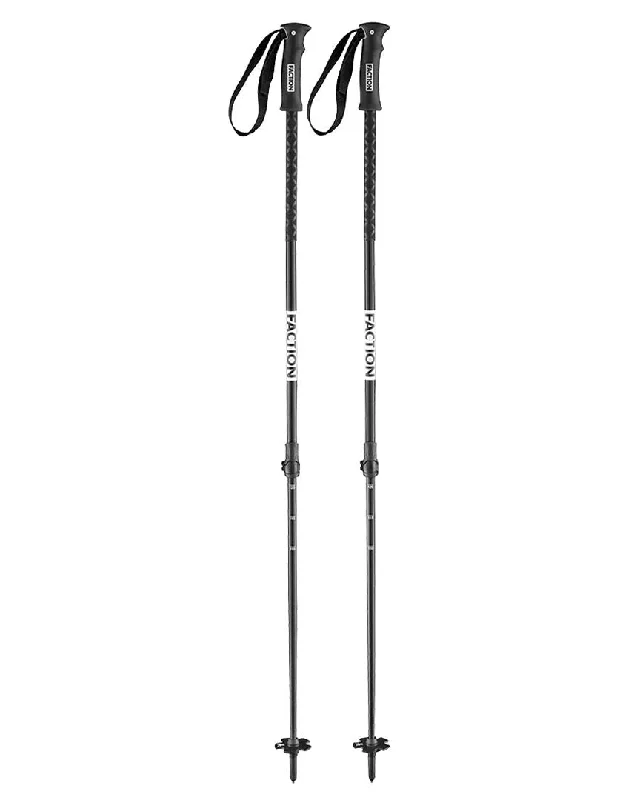 Agent Ski Poles - Black 2025