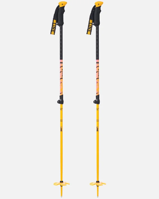 Vision Ski Poles - Orange 2025