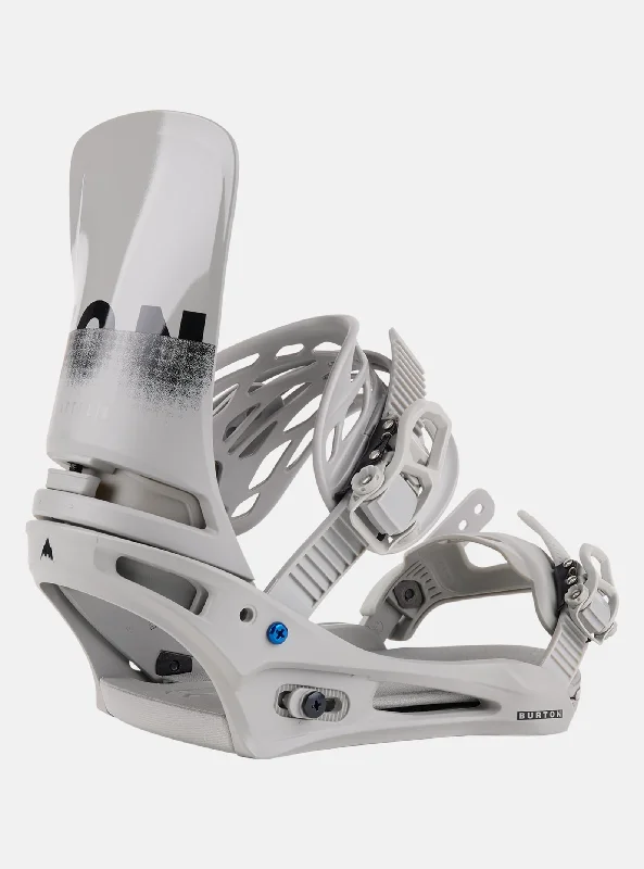 Burton Men's Cartel X Re:Flex Snowboard Bindings Gray/Logo 2024