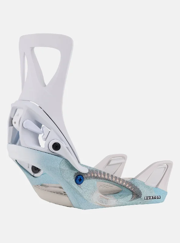 Burton Women's Step On® Re:Flex Snowboard Bindings White/Graphic 2024