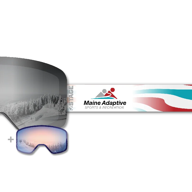 Maine Adaptive Propnetic - Magnetic Ski Goggle + Bonus Lens