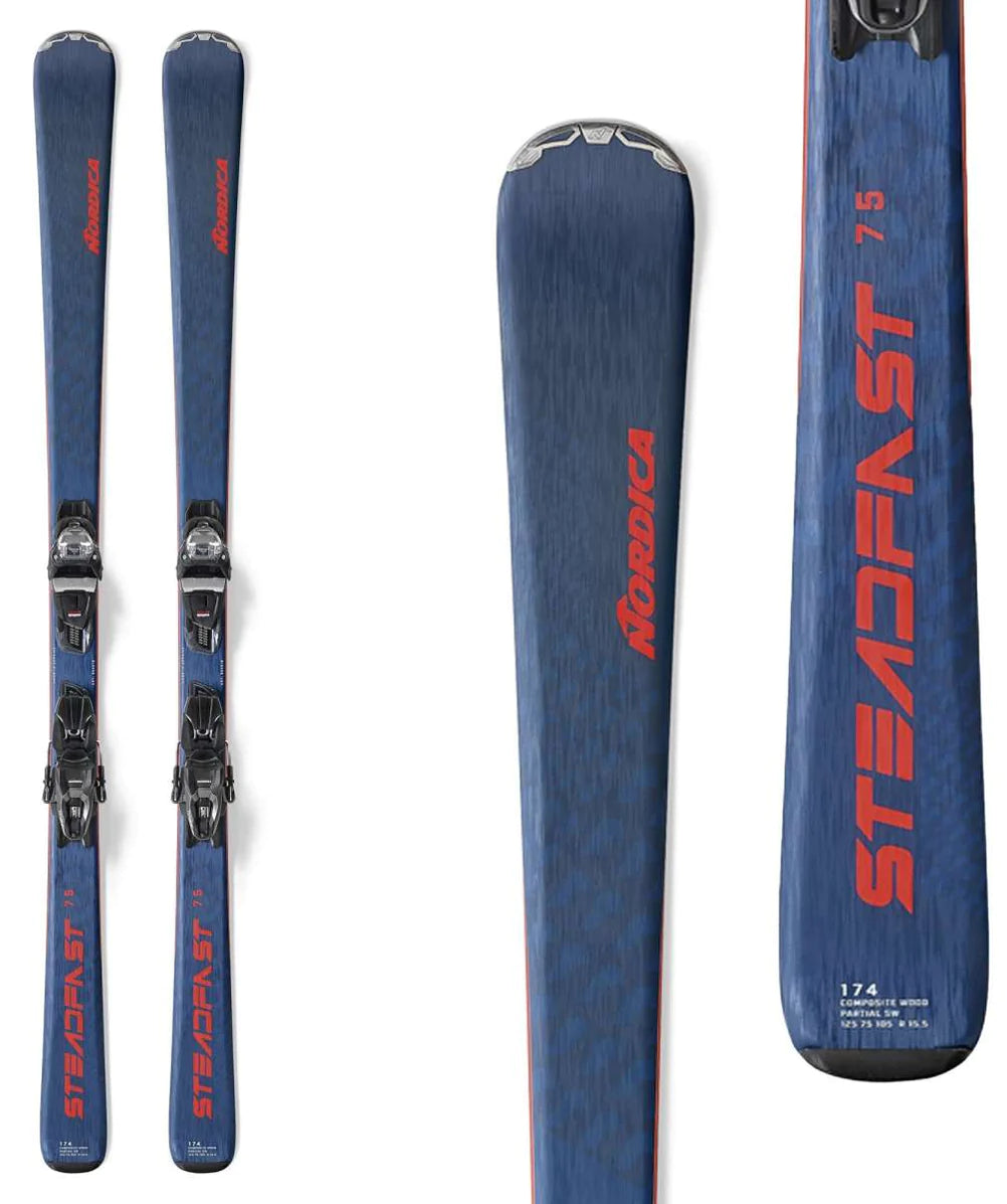 NORDICA STEADFAST 75 CA + TP2 COMPACT 10 Ski Package- 2025