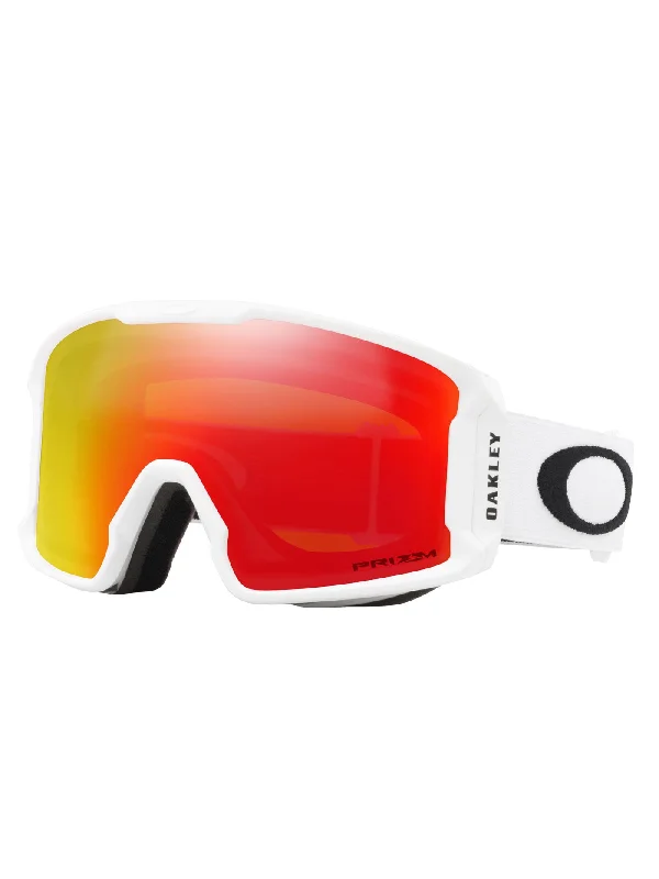 Line Miner M Matte White/Prizm Snow Torch Iridium Goggle