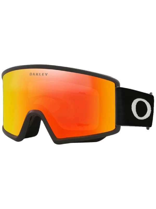 Target Line L Matte Black/Fire Iridium Goggle + Spare Lens