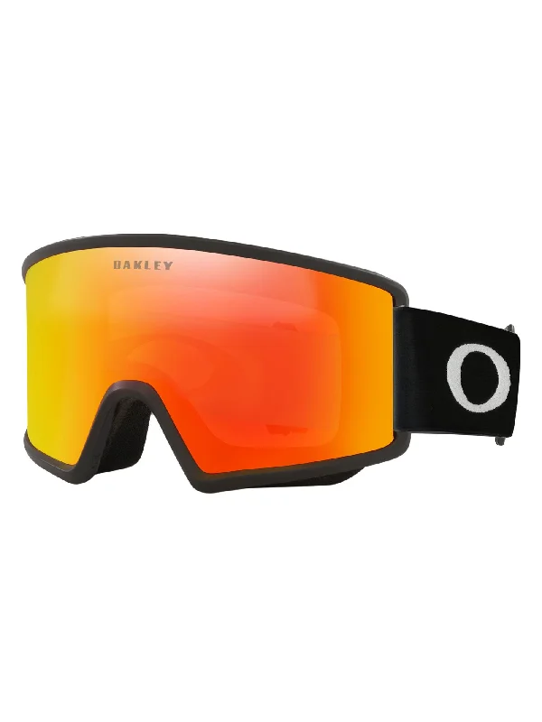 Target Line L Matte Black/Fire Iridium Goggle