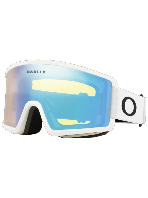 Target Line M Matte White/HI Yellow Goggle