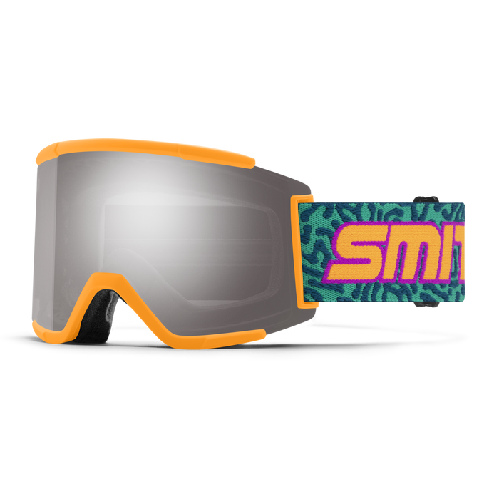 Smith Squad XL Goggle- Neon Wiggles Archive w/ ChromaPop Sun Platinum Mirror Lens